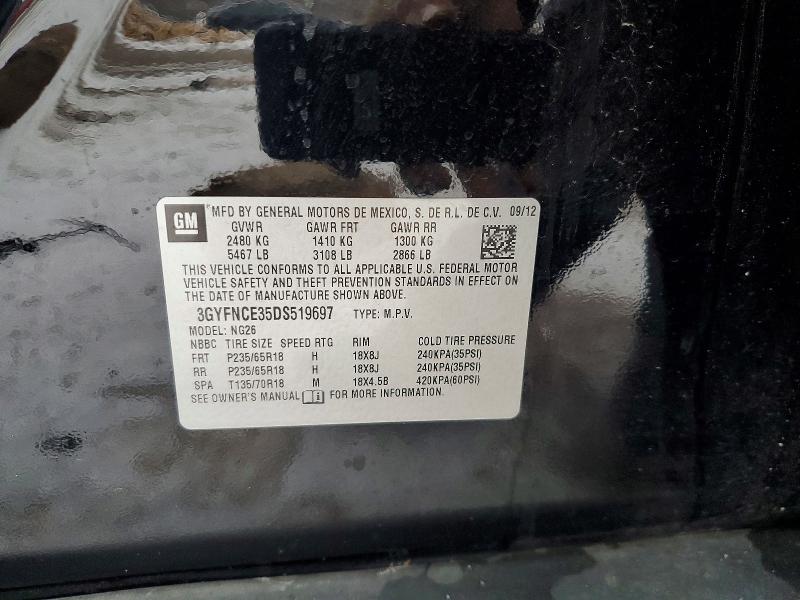 Продажа на аукционе авто 2013 Cadillac Srx Luxury, vin: 3GYFNCE35DS519697, номер лота: 75787775