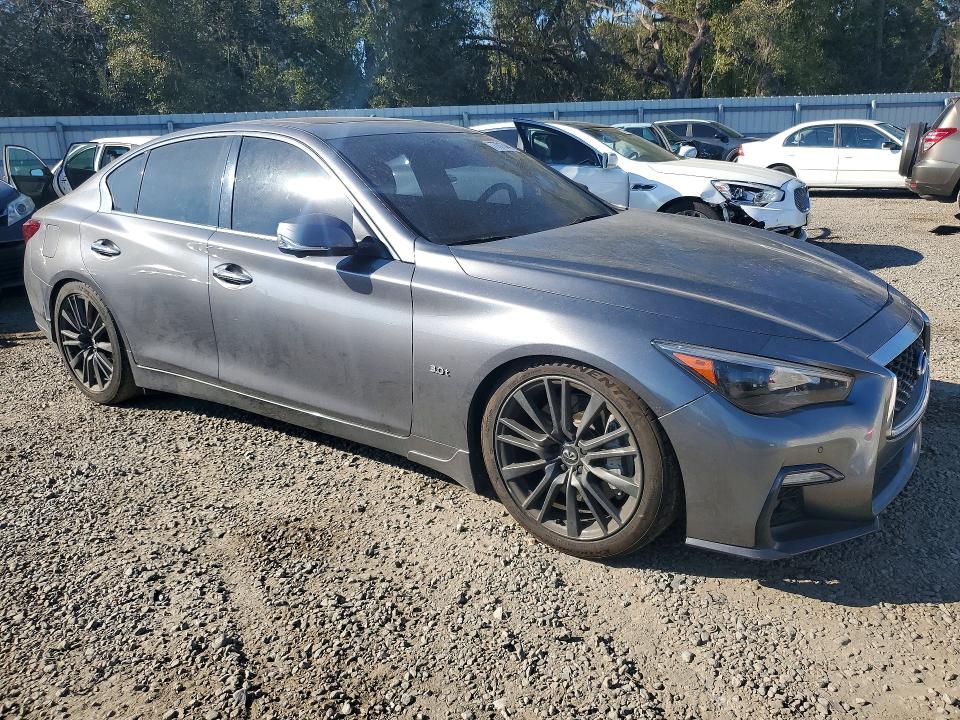 77013445 :رقم المزاد ، JN1EV7AP2JM351355 vin ، 2018 Infiniti Q50 مزاد بيع