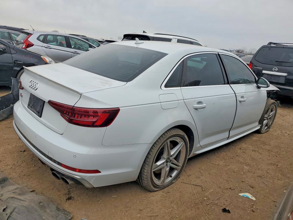 2019 Audi S4 მანქანა იყიდება აუქციონზე, vin: WAUC4AF48KA041973, აუქციონის ნომერი: 78536515