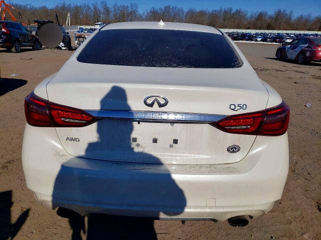 2018 Infiniti Q50 Luxe მანქანა იყიდება აუქციონზე, vin: JN1EV7AR7JM445751, აუქციონის ნომერი: 76543605