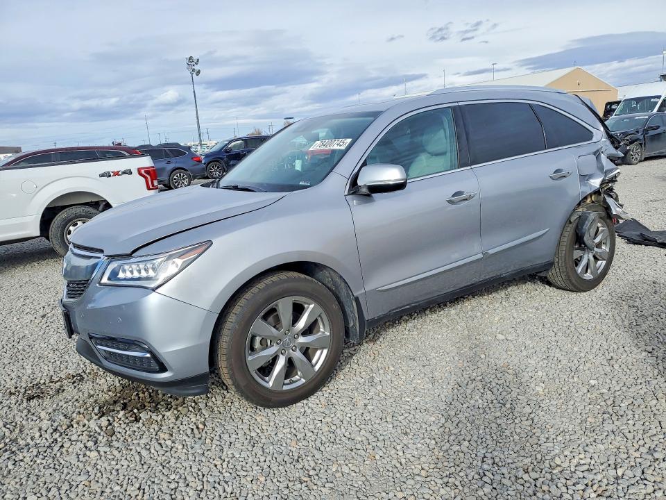2016 Acura Mdx მანქანა იყიდება აუქციონზე, vin: 5FRYD4H96GB013802, აუქციონის ნომერი: 78400745
