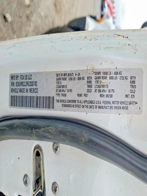 Продаж на аукціоні авто 2024 Ram 2500, vin: 3C6UR5CL3RG330743, номер лоту: 75267715
