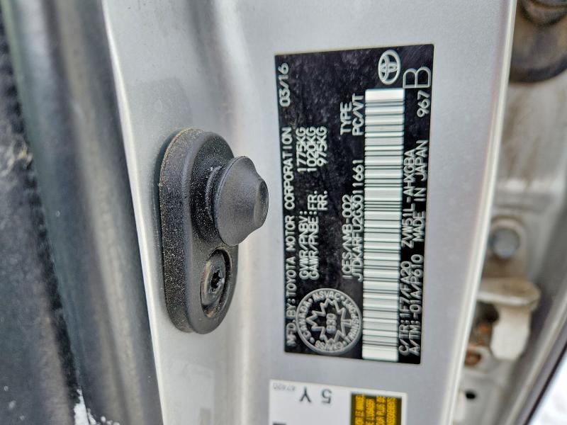 Aukcja sprzedaży 2016 Toyota Prius, vin: JTDKARFU2G3011661, numer aukcji: 75395215