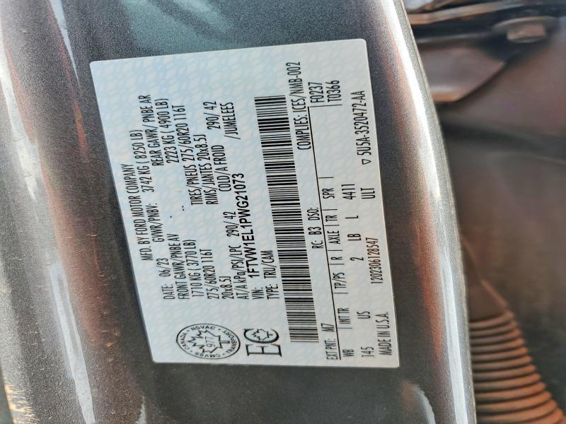 Aukcja sprzedaży 2023 Ford F150, vin: 1FTVW1EL1PWG21073, numer aukcji: 75068995