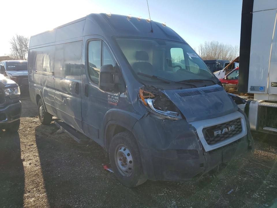 2019 Ram Promaster 3500 მანქანა იყიდება აუქციონზე, vin: 3C6URVJG9KE551318, აუქციონის ნომერი: 77729955