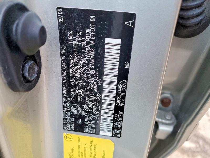 Aukcja sprzedaży 2007 Lexus Rx, vin: 2T2HK31U57C028551, numer aukcji: 76378495