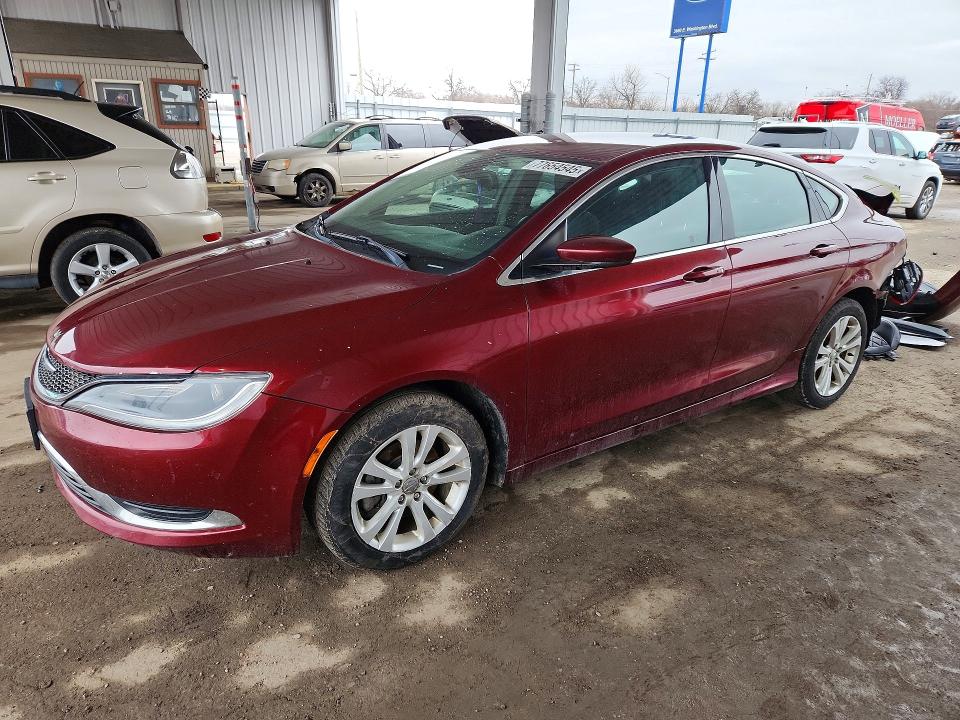 2015 Chrysler 200 მანქანა იყიდება აუქციონზე, vin: 1C3CCCAB6FN575323, აუქციონის ნომერი: 77654545