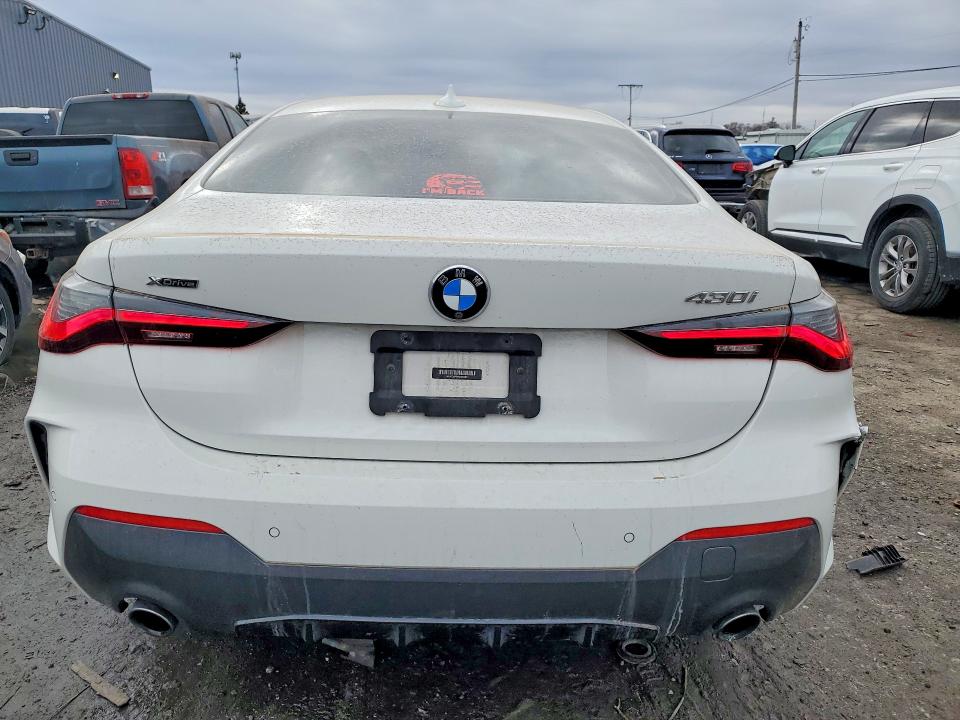2021 Bmw 430xi მანქანა იყიდება აუქციონზე, vin: WBA73AP08MCF96674, აუქციონის ნომერი: 77681005