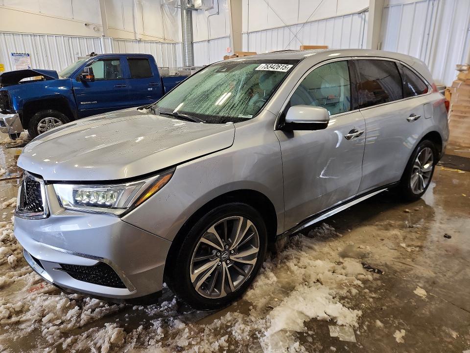 2017 Acura Mdx მანქანა იყიდება აუქციონზე, vin: 5FRYD4H59HB029202, აუქციონის ნომერი: 75342615