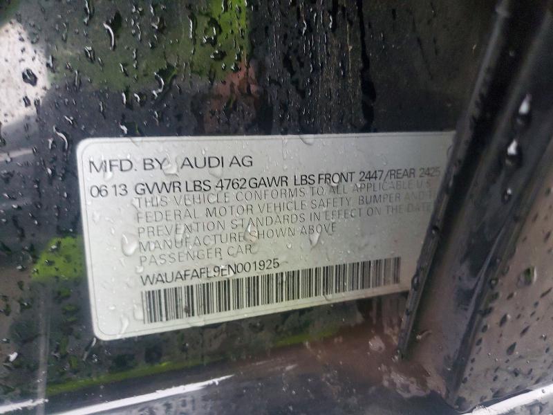 76206655 :رقم المزاد ، WAUAFAFL9EN001925 vin ، 2014 Audi A4 مزاد بيع