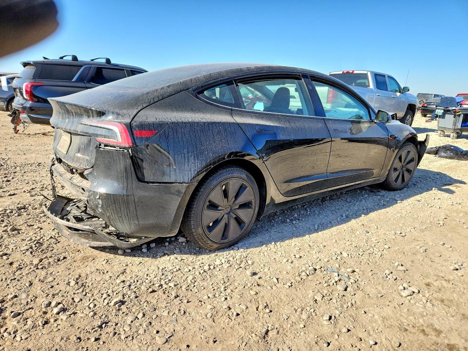 2025 Tesla Model 3 მანქანა იყიდება აუქციონზე, vin: 5YJ3E1EB5SF941186, აუქციონის ნომერი: 75807725