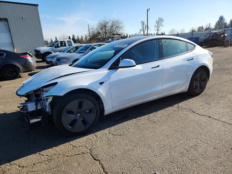 Продаж на аукціоні авто 2022 Tesla Model 3, vin: 5YJ3E1EAXNF106809, номер лоту: 76026695