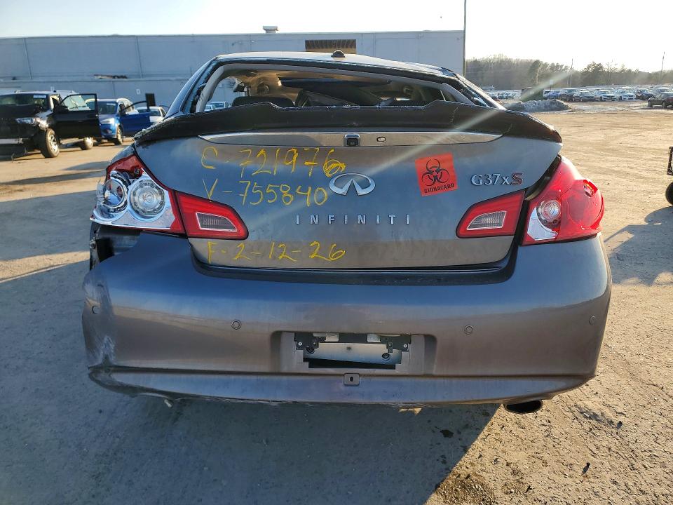 Aukcja sprzedaży 2013 Infiniti G37, vin: JN1CV6AR3DM755840, numer aukcji: 76969115