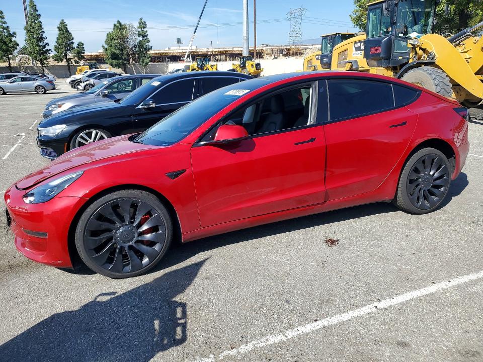 2022 Tesla Model 3 მანქანა იყიდება აუქციონზე, vin: 5YJ3E1EC4NF344155, აუქციონის ნომერი: 78730915