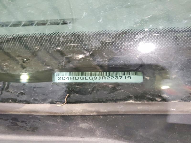 2018 Dodge Grand Caravan მანქანა იყიდება აუქციონზე, vin: 2C4RDGEG9JR223719, აუქციონის ნომერი: 73998085