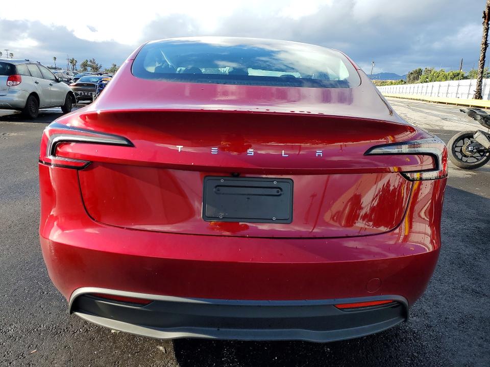 2025 Tesla Model 3 მანქანა იყიდება აუქციონზე, vin: 5YJ3E1EA0SF058510, აუქციონის ნომერი: 78081025