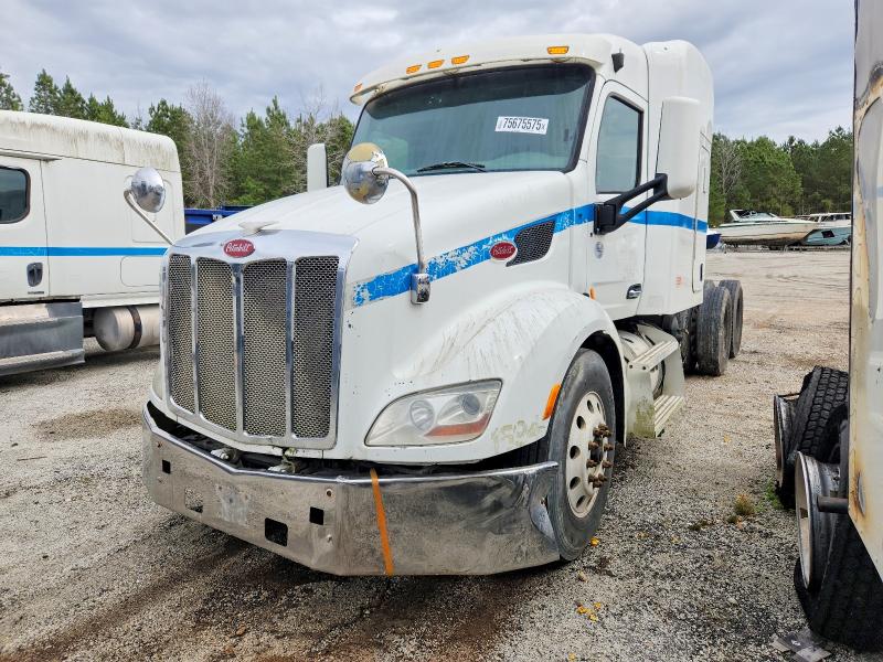75675575 :رقم المزاد ، 1XPBDP9X6FD293179 vin ، 2015 Peterbilt Tractor 579 مزاد بيع