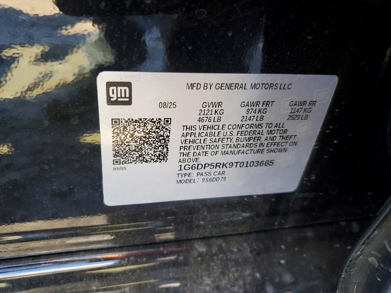 76440595 :رقم المزاد ، 1G6DP5RK9T0103665 vin ، 2026 Cadillac Ct5 مزاد بيع