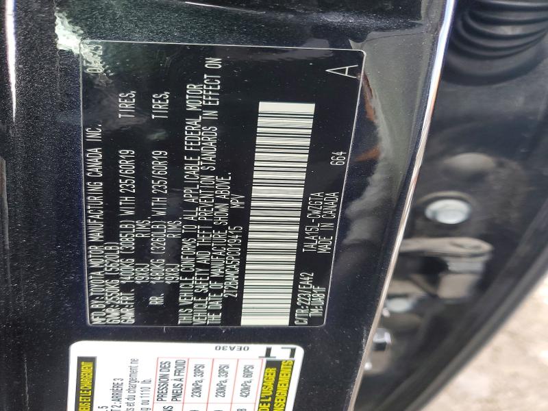 74108905 :رقم المزاد ، 2T2BAMCA5PC019415 vin ، 2023 Lexus Rx 350 مزاد بيع