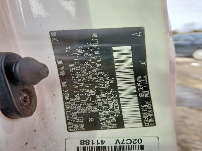 Aukcja sprzedaży 2008 Toyota Sienna, vin: 5TDZK23C28S221787, numer aukcji: 74712965