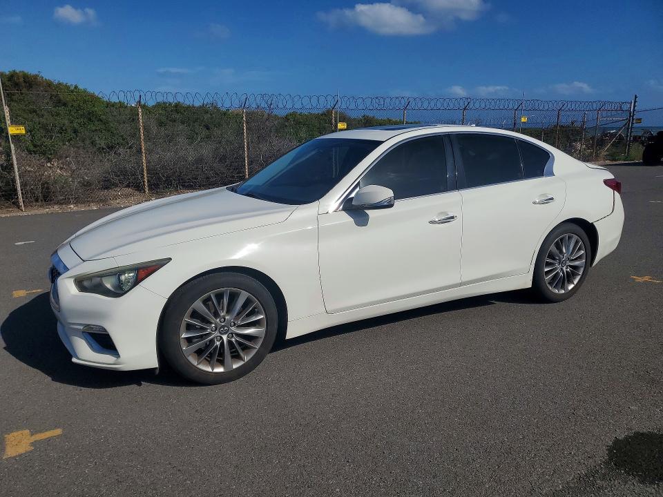 2019 Infiniti Q50 მანქანა იყიდება აუქციონზე, vin: JN1EV7AP5KM510855, აუქციონის ნომერი: 76779875