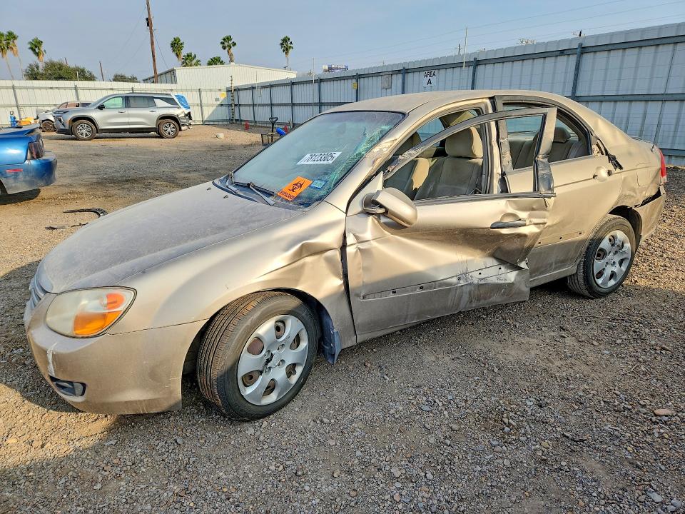 Продажа на аукционе авто 2007 Kia Spectra, vin: KNAFE121575434528, номер лота: 78123305