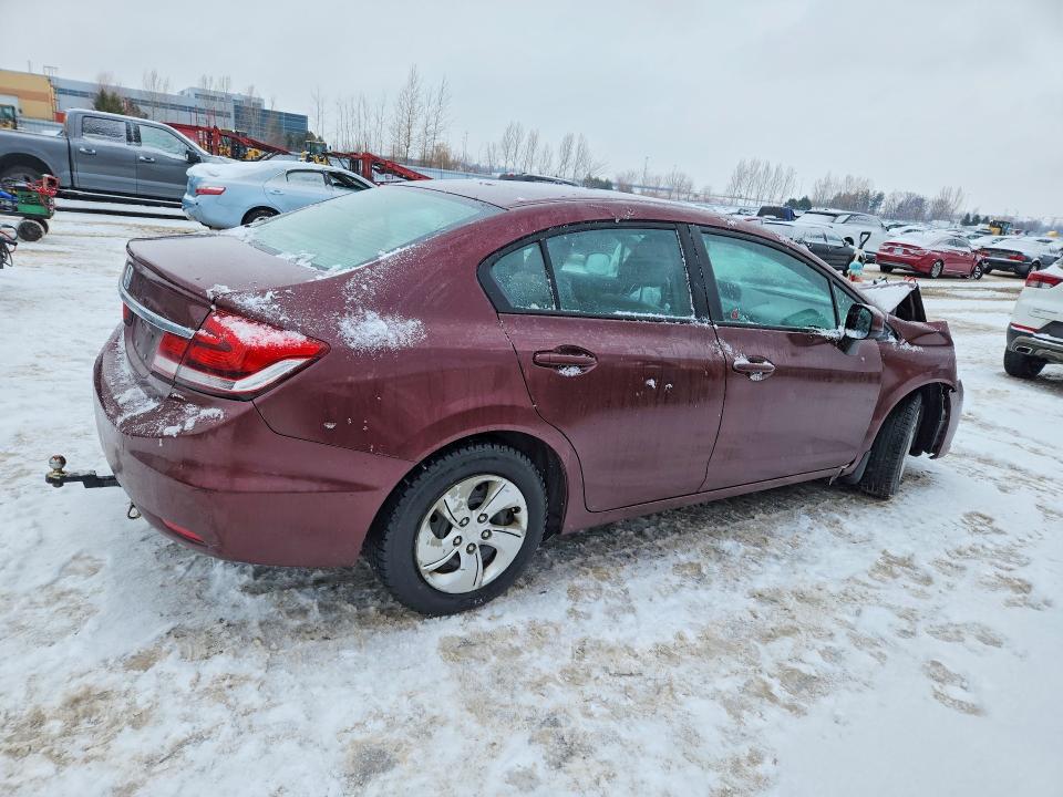 Продаж на аукціоні авто 2013 Honda Civic, vin: 2HGFB2F46DH002185, номер лоту: 74703415
