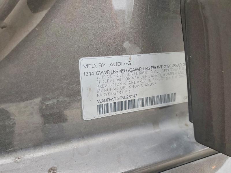 Продаж на аукціоні авто 2015 Audi A4, vin: WAUFFAFL3FN028142, номер лоту: 78875315
