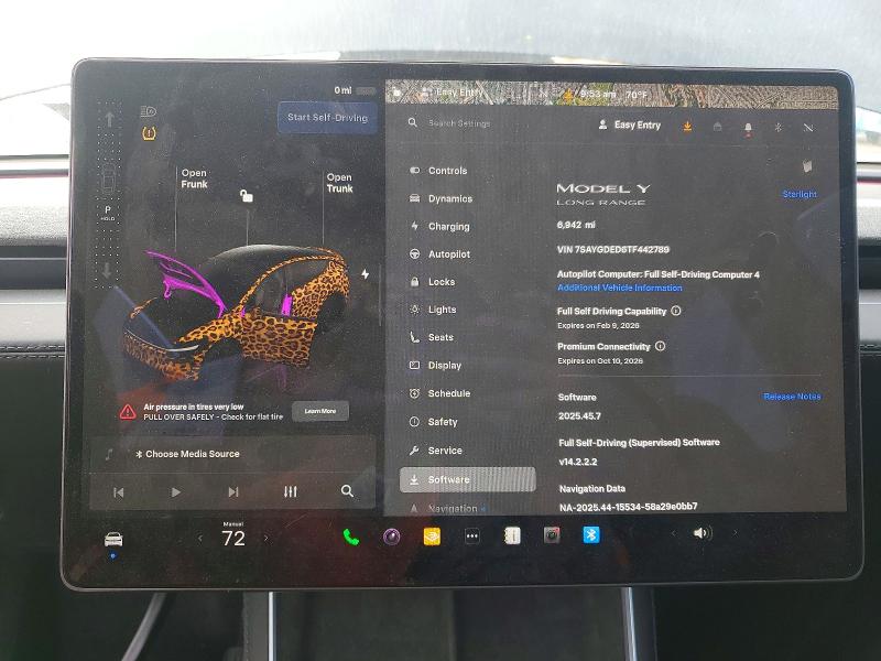 Aukcja sprzedaży 2026 Tesla Model Y, vin: 7SAYGDED6TF442789, numer aukcji: 75821275