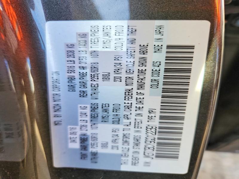 78261035 :رقم المزاد ، JM3TCBCY9G0122391 vin ، 2016 Mazda Cx-9 مزاد بيع