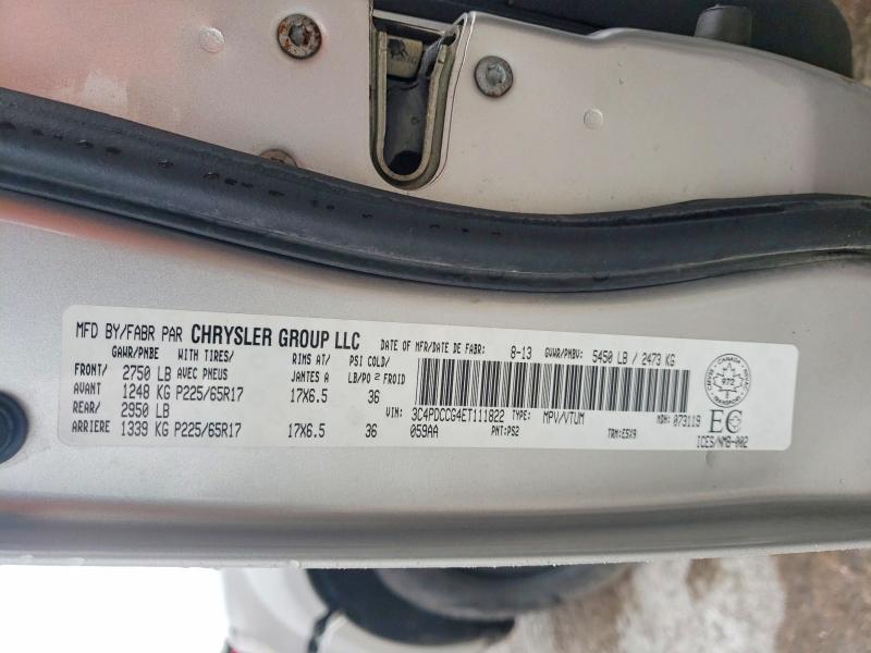 77693425 :رقم المزاد ، 3C4PDCCG4ET111822 vin ، 2014 Dodge Journey مزاد بيع