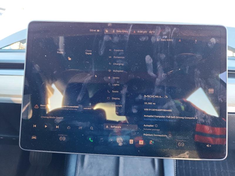 Aukcja sprzedaży 2023 Tesla Model 3, vin: 5YJ3E1EA6PF664465, numer aukcji: 74504325