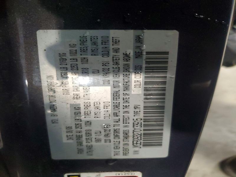 79374505 :رقم المزاد ، JM3ER293270133915 vin ، 2007 Mazda Cx-7 مزاد بيع