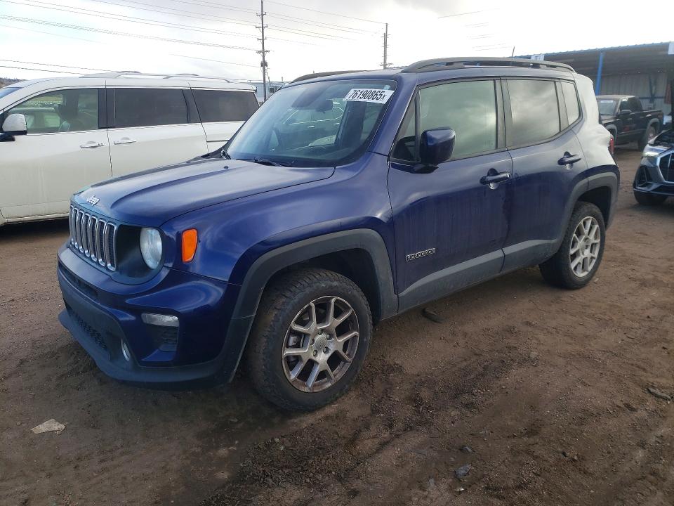 76190865 :رقم المزاد ، ZACNJBBB0KPK73267 vin ، 2019 Jeep Renegade مزاد بيع