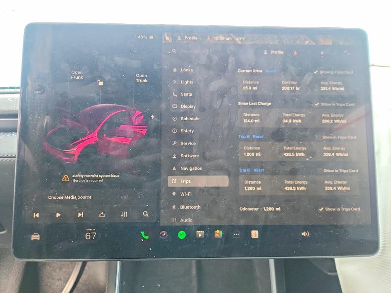 Продажа на аукционе авто 2026 Tesla Model Y, vin: 7SAYGDEEXTA593351, номер лота: 77502785