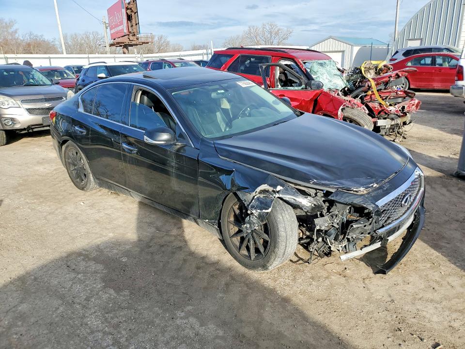 77562885 :رقم المزاد ، JN1BV7AR6EM692588 vin ، 2014 Infiniti Q50 مزاد بيع