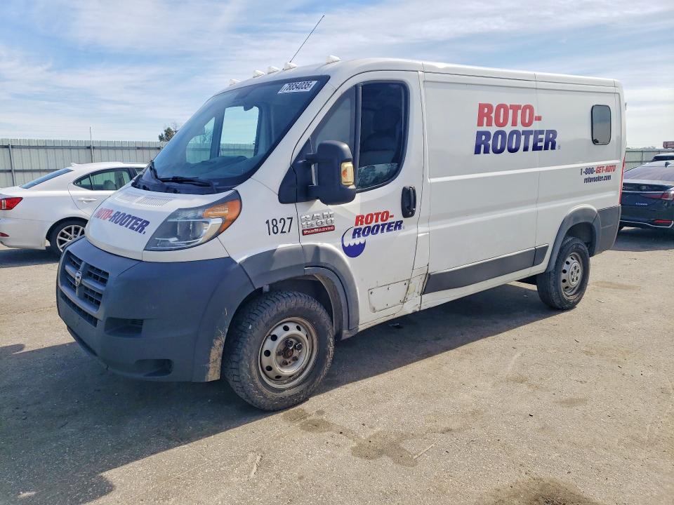 78854035 :رقم المزاد ، 3C6TRVAG2HE526653 vin ، 2017 Ram Promaster 1500 مزاد بيع