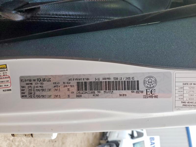 Aukcja sprzedaży 2017 Jeep Wrangler Unlimited, vin: 1C4BJWEG0HL510096, numer aukcji: 77859635