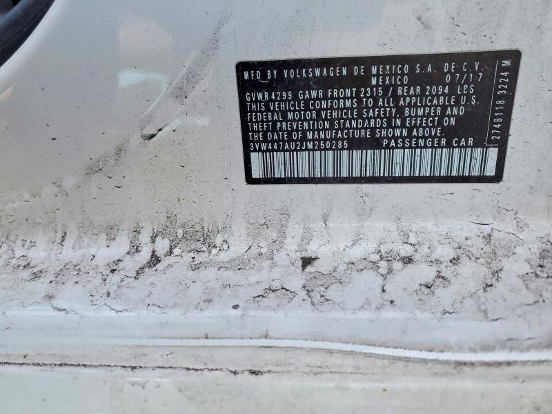 Aukcja sprzedaży 2018 Volkswagen Gti, vin: 3VW447AU2JM250285, numer aukcji: 78601045