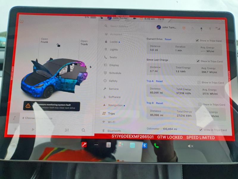 Aukcja sprzedaży 2021 Tesla Model Y, vin: 5YJYGDEEXMF266501, numer aukcji: 77400625