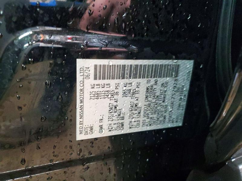 2024 Nissan Rogue მანქანა იყიდება აუქციონზე, vin: 5N1BT3AB1RC752928, აუქციონის ნომერი: 76426995