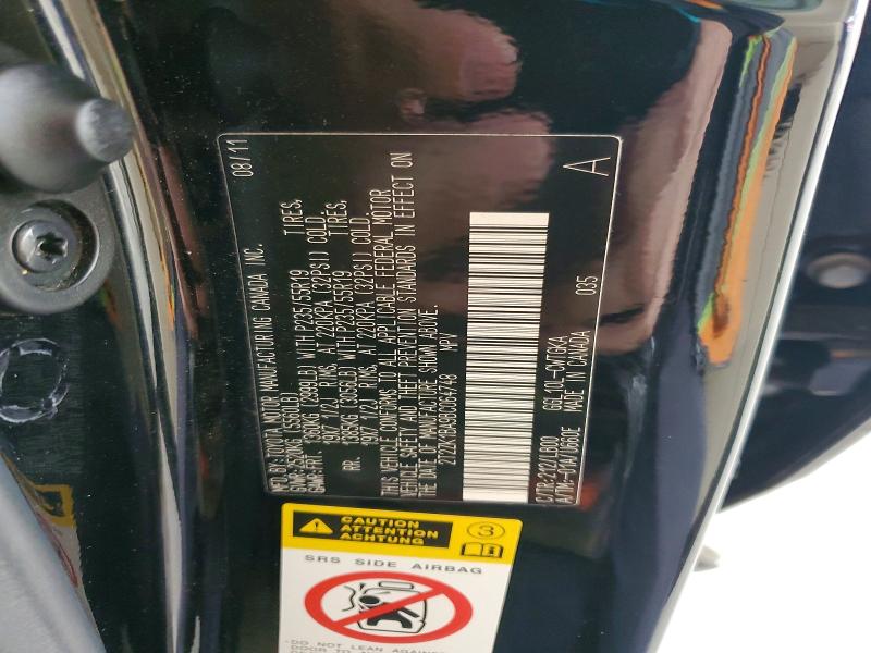 Aukcja sprzedaży 2011 Lexus Rx, vin: 2T2ZK1BA9BC064748, numer aukcji: 78465585