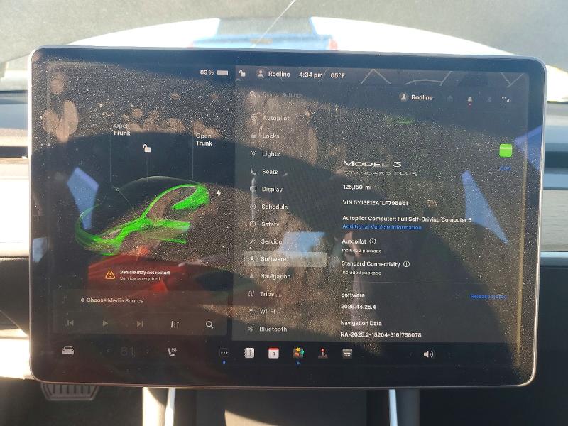 Продажа на аукционе авто 2020 Tesla Model 3, vin: 5YJ3E1EA1LF798861, номер лота: 75004895