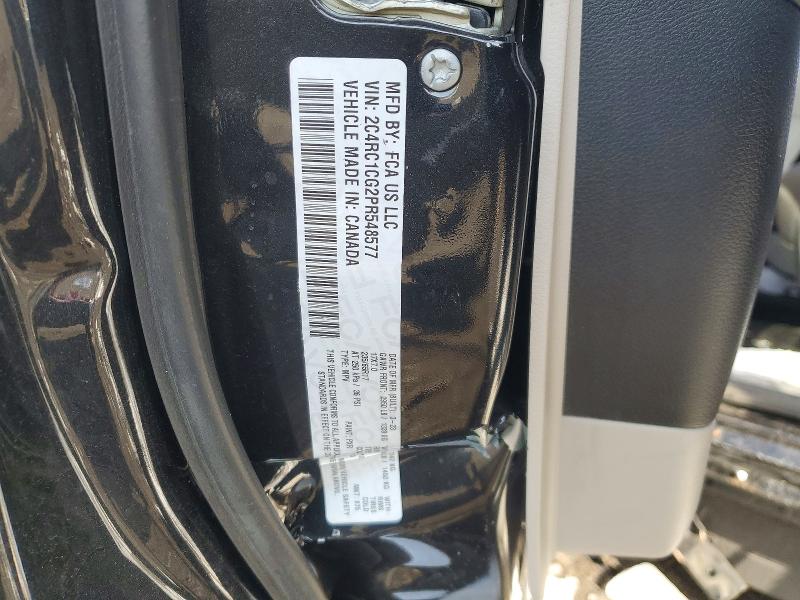 75178095 :رقم المزاد ، 2C4RC1CG2PR548577 vin ، 2023 Chrysler Voyager مزاد بيع