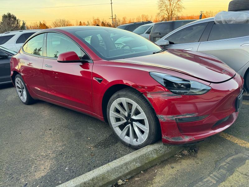 Продаж на аукціоні авто 2022 Tesla Model 3, vin: 5YJ3E1EA5NF369807, номер лоту: 76475425