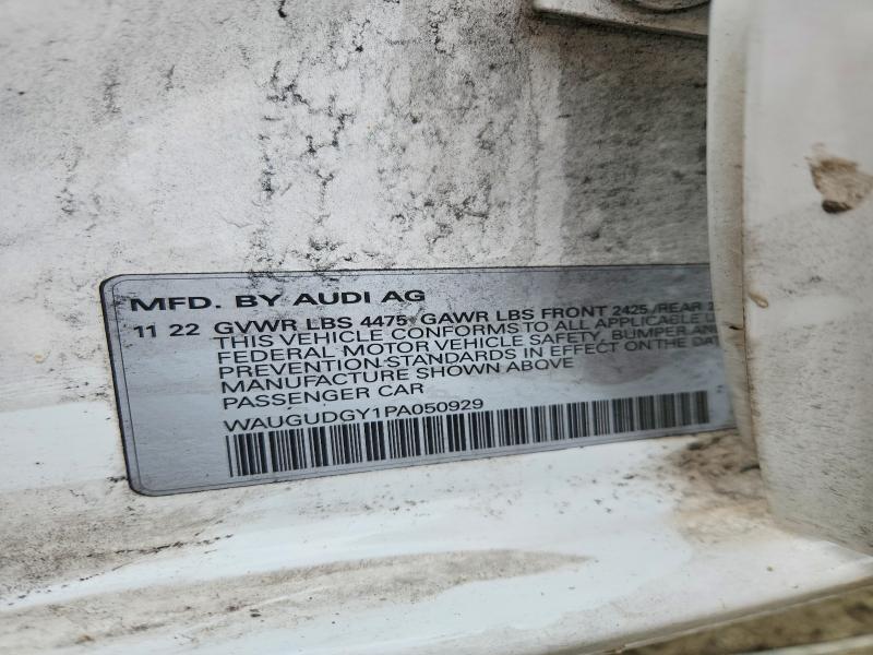 Aukcja sprzedaży 2023 Audi A3, vin: WAUGUDGY1PA050929, numer aukcji: 78676255