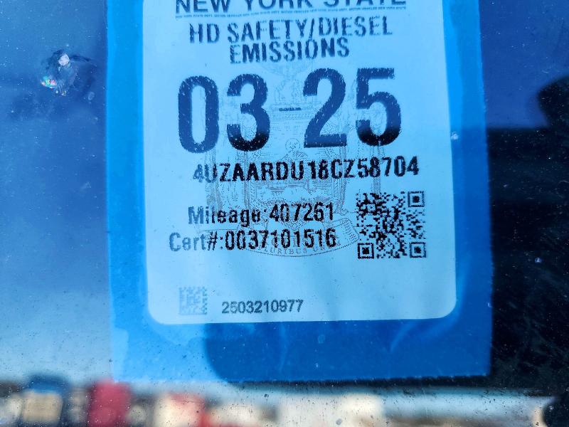 Aukcja sprzedaży 2008 Freigliner Chassis, vin: 4UZAARDU18CZ58704, numer aukcji: 77102995