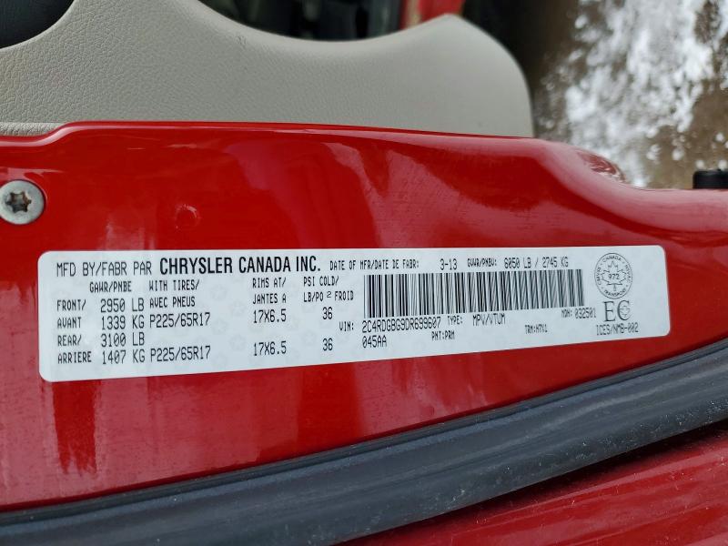 Aukcja sprzedaży 2013 Dodge Grand Caravan, vin: 2C4RDGBG9DR699607, numer aukcji: 77756865