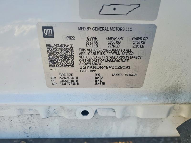 Aukcja sprzedaży 2023 Cadillac Xt5, vin: 1GYKNDR48PZ129191, numer aukcji: 76164505