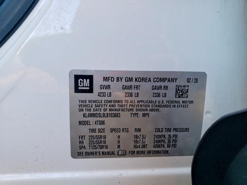 Продаж на аукціоні авто 2020 Buick Encore Gx, vin: KL4MMDSL9LB103683, номер лоту: 76793015